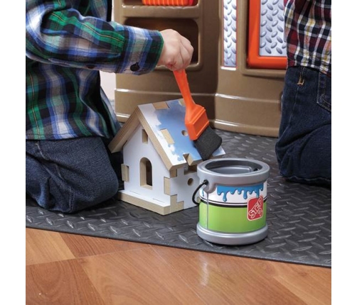 Duży Warsztat dla Dzieci Kącik majsterkowicza Światlo + 45 Akcesoria STEP2