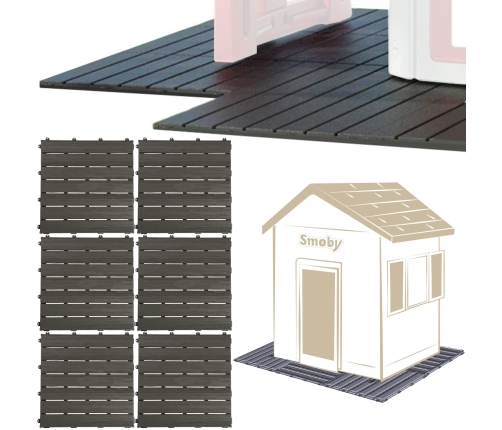 SMOBY Podłoga do Domku 6 części