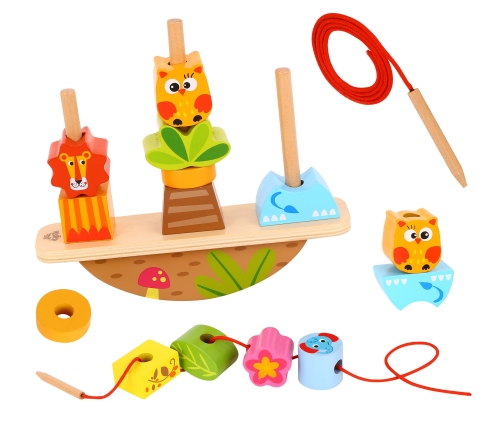 TOOKY TOY Układanka Balansująca Zwierzęta