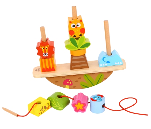 TOOKY TOY Układanka Balansująca Zwierzęta