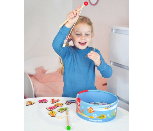 TOOKY TOY Gra Zręcznościowa Łowienie Rybek Wędkowanie