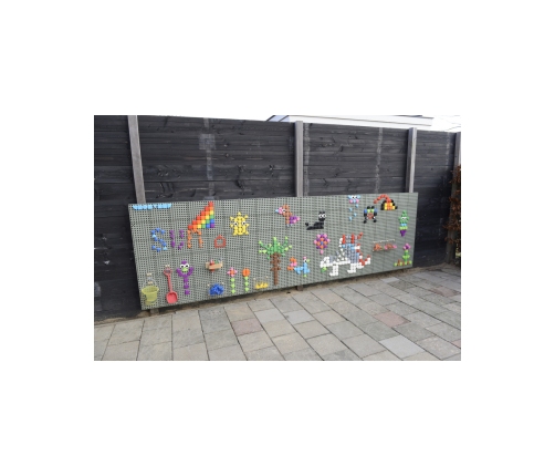 MASTERKIDZ Zestaw Kołeczki w kształcie figur geometrycznych 64szt do tablic STEM