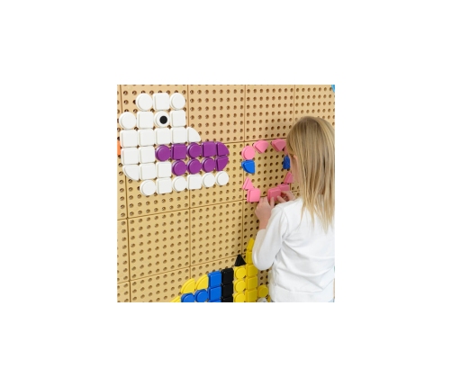 MASTERKIDZ Zestaw Kołeczki w kształcie figur geometrycznych 64szt do tablic STEM