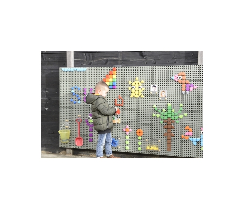 MASTERKIDZ Zestaw Kołeczki w kształcie figur geometrycznych 64szt do tablic STEM