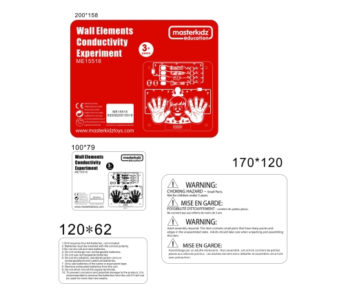 MASTERKIDZ Tablica Edukacyjna Eksperyment Przewodnictwa