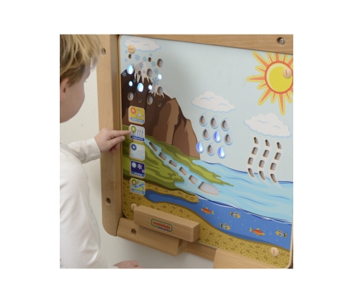 MASTERKIDZ Tablica Edukacyjna Obieg Wody Montessori