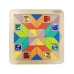 MASTERKIDZ Układanka Mozaika Nauka Kolorów i Kształtów Tangram Montessori