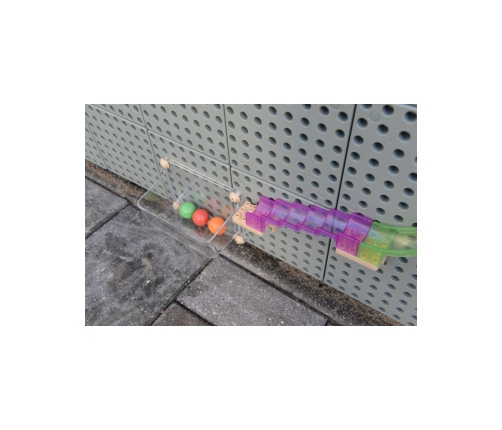 MASTERKIDZ Zestaw Konstrukcyjny Tor dla Piłek Tablica STEM 120elementów