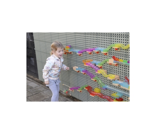 MASTERKIDZ Zestaw Konstrukcyjny Tor dla Piłek Tablica STEM 440elementów