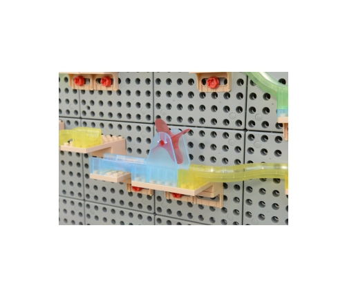 MASTERKIDZ Zestaw Konstrukcyjny Tor dla Piłek Tablica STEM 440elementów