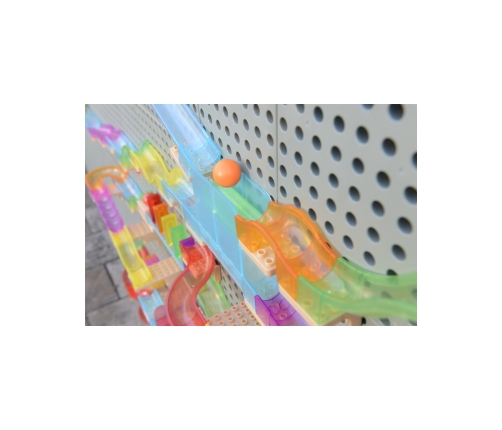 MASTERKIDZ Zestaw Konstrukcyjny Tor dla Piłek Tablica STEM 440elementów