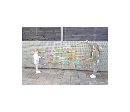 MASTERKIDZ Zestaw Konstrukcyjny Tor dla Piłek Tablica STEM 440elementów