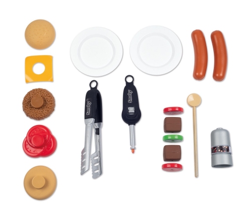 SMOBY Grill Ogrodowy dla dzieci Barbecue 18 akcesoriów