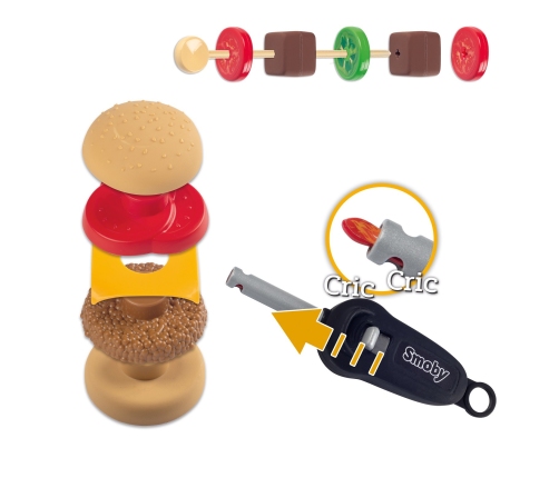 SMOBY Grill Ogrodowy dla dzieci Barbecue 18 akcesoriów