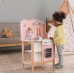 VIGA PolarB Drewniana Kuchnia z Akcesoriami Silver - Pink
