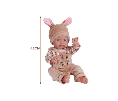 WOOPIE ROYAL Lelle Boba zaķa kostīmā 46 cm