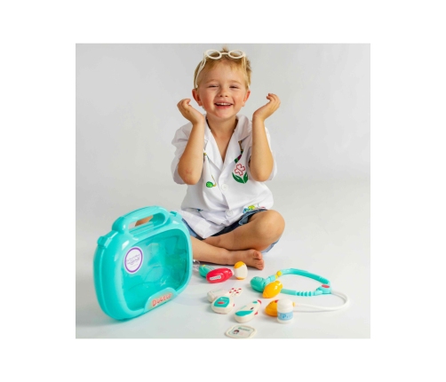WOOPIE Zestaw Lekarski Mały Lekarza Doktor w Walizce Światło Dźwięk + Akc.