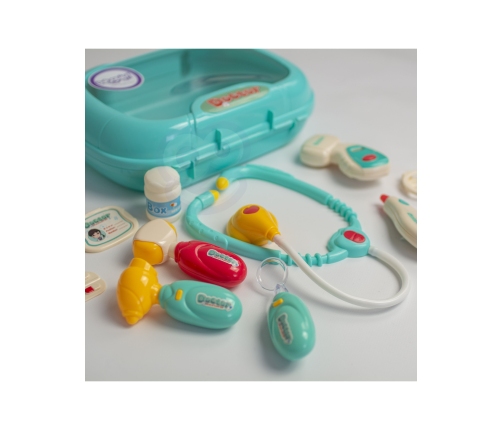 WOOPIE Zestaw Lekarski Mały Lekarza Doktor w Walizce Światło Dźwięk + Akc.