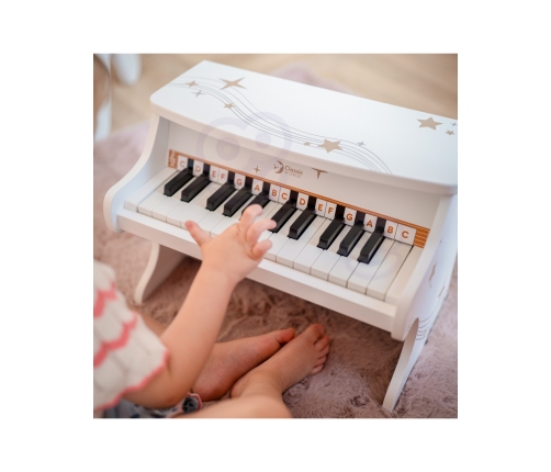 CLASSIC WORLD Drewniane Pianino dla Dzieci + Książeczka do Nauki