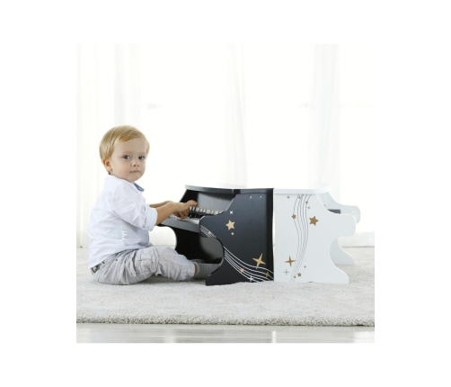 CLASSIC WORLD Drewniane Pianino dla Dzieci + Książeczka do Nauki