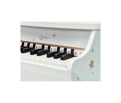 CLASSIC WORLD Drewniane Pianino dla Dzieci + Książeczka do Nauki