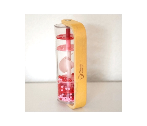 CLASSIC WORLD Deszczownica Tuba z Kuleczkami Czerwona