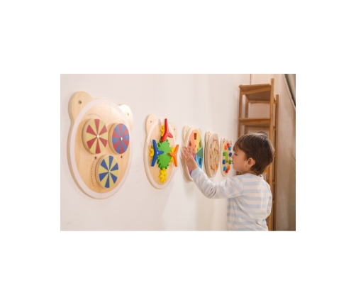 VIGA Drewniana Tablica Kolory Certyfikat FSC Montessori