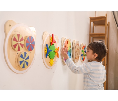 VIGA Drewniana Tablica Kolory Certyfikat FSC Montessori