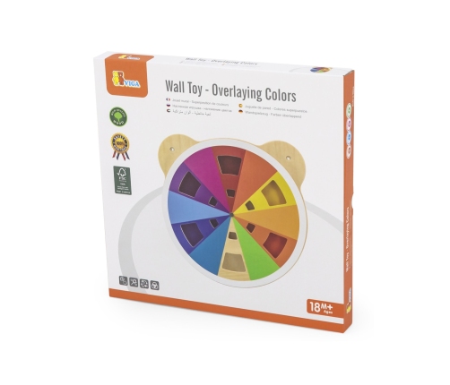 VIGA Drewniana Tablica Mieszanie Kolorów Certyfikat FSC