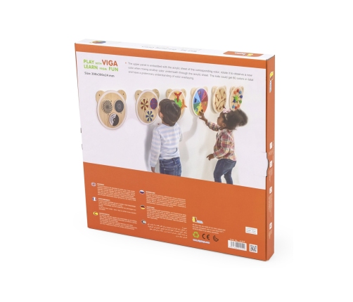 VIGA Drewniana Tablica Mieszanie Kolorów Certyfikat FSC