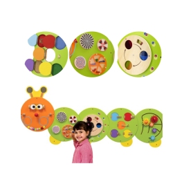 VIGA Drewniana Tablica Gąsienica Certyfikat FSC Montessori VIGA Drewniana Tablica Gąsienica Certyfikat FSC Montessori