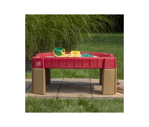 STEP2 Duża Piaskownica Stół z Pokrywą Tor Samochodowy