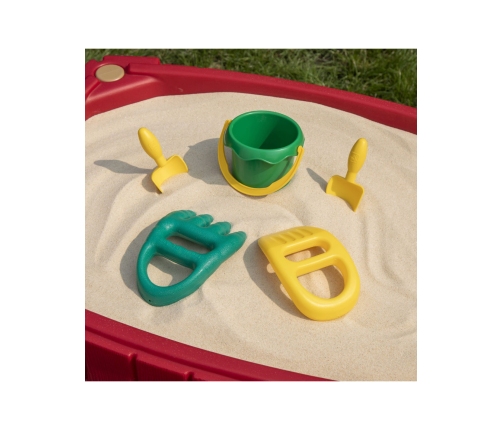 STEP2 Duża Piaskownica Stół z Pokrywą Tor Samochodowy