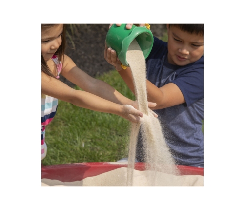 STEP2 Duża Piaskownica Stół z Pokrywą Tor Samochodowy