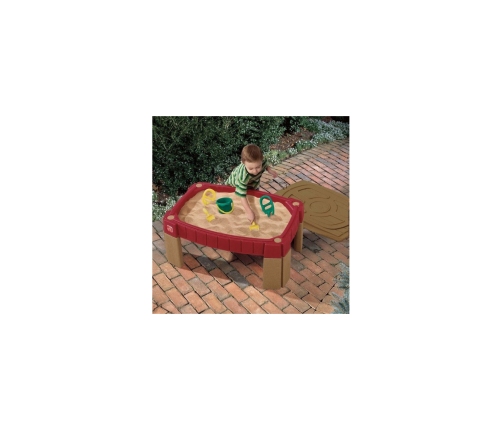 STEP2 Duża Piaskownica Stół z Pokrywą Tor Samochodowy