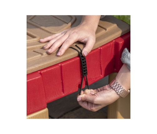 STEP2 Duża Piaskownica Stół z Pokrywą Tor Samochodowy