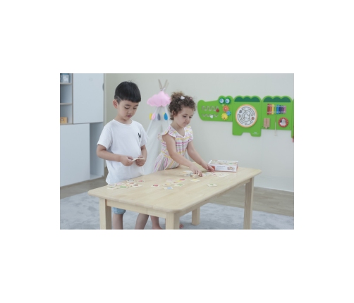 VIGA Gra Edukacyjna Drewniana Układanka Dopasuj Kształty 37 el.