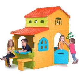 FEBER Super Villa Детский садовый домик  со столиком и стулом