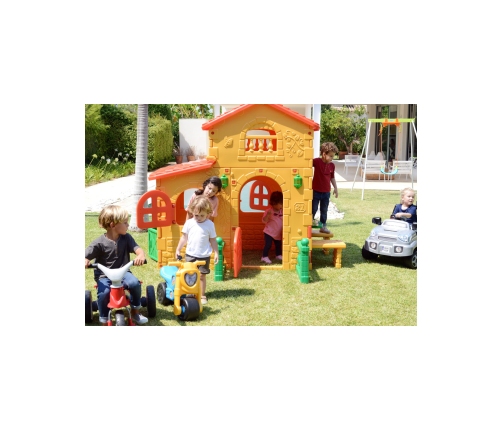 FEBER Super Villa Bērnu dārza mājiņa ar galdu un krēsliņu