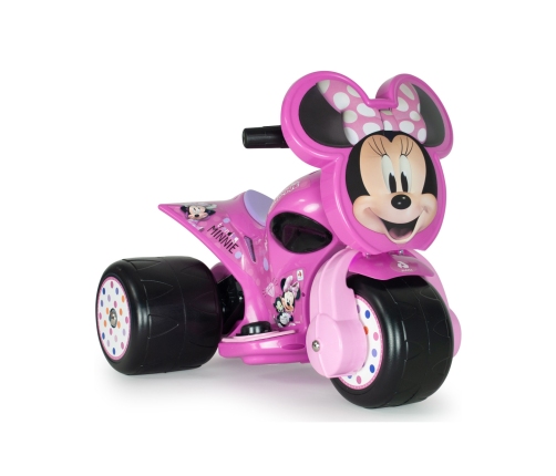 INJUSA Trzykołowiec Myszka Minnie Samurai 6V Jeździk dla Dzieci