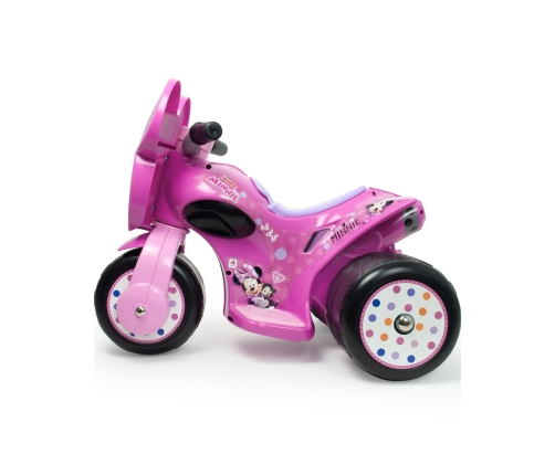 INJUSA Trzykołowiec Myszka Minnie Samurai 6V Jeździk dla Dzieci