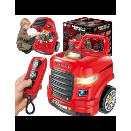 WOOPIE Wielka Ciężarówka Zestaw do Składania Montażu + Akcesoria 61 el.