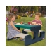 Little Tikes Stolik Piknikowy dla Dzieci Niebiesko-Zielony do Ogrodu