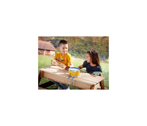 AXI Stół Piknikowy Nick z Ławką i Parasolem oraz Pojemnikami na Wodę/Piasek