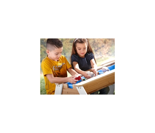 AXI Stół Piknikowy Nick z Ławką i Parasolem oraz Pojemnikami na Wodę/Piasek