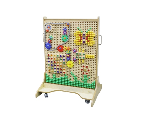 MASTERKIDZ Drewniana Tablica STEM Wolnostojąca