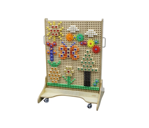 MASTERKIDZ Drewniana Tablica STEM Wolnostojąca