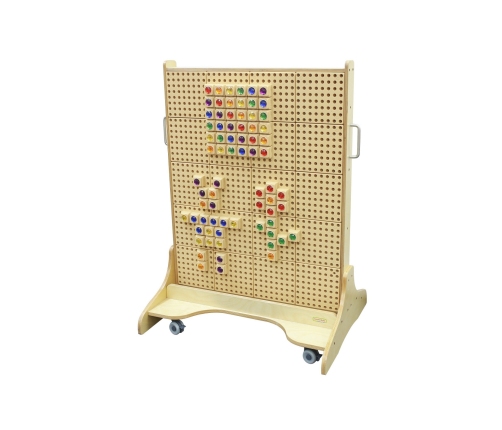 MASTERKIDZ Drewniana Tablica STEM Wolnostojąca