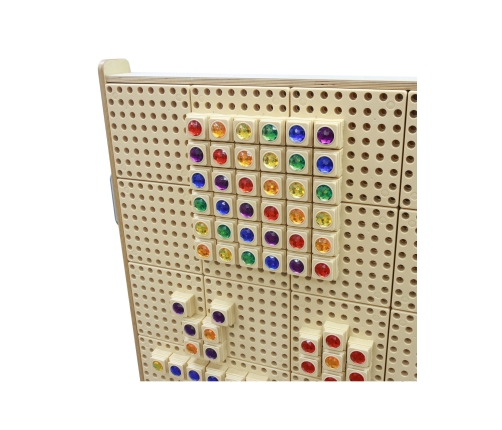 MASTERKIDZ Drewniana Tablica STEM Wolnostojąca