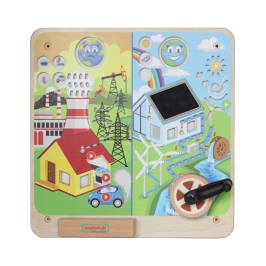 MASTERKIDZ Tablica Edukacyjna Energia Odnawialna i Nieodnawialna Montessori MASTERKIDZ Tablica Edukacyjna Energia Odnawialna i Nieodnawialna Montessori